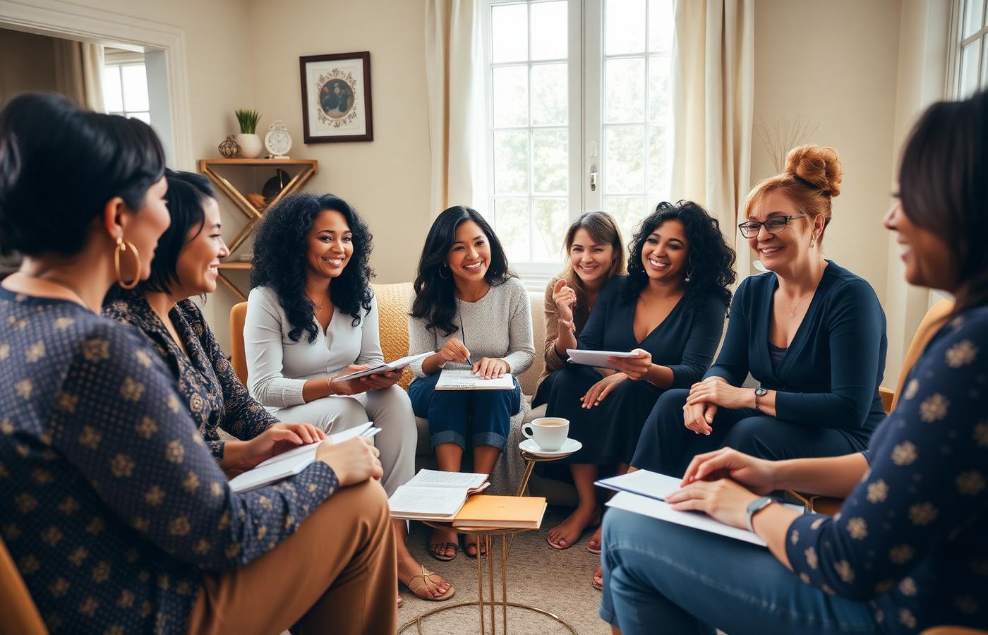 A community financial literacy circle in session